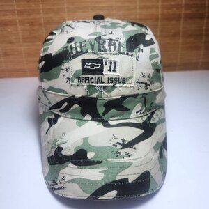 Chevrolet Hat Cap Choko Camouflage Cotton One Size Hook & Loop Official Issue